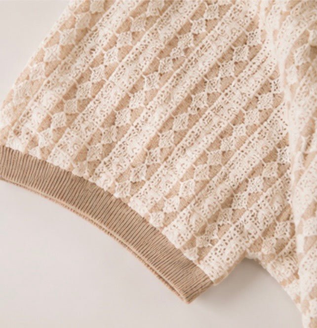 Camille Textured Knit Top Blouses from Lilah Grace Boutique