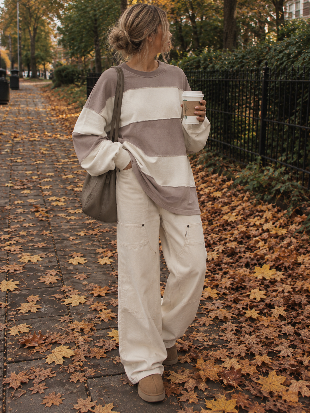 Gracie Long Sleeve Stripe Pullover