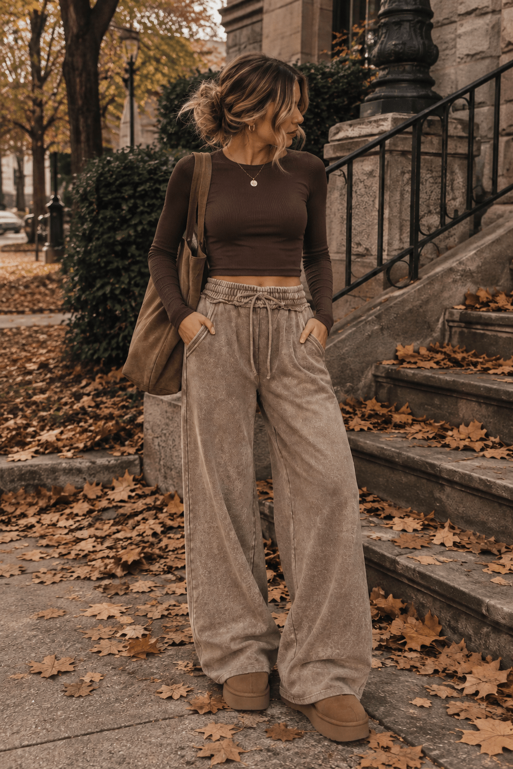 Chloe Washed Sweatpants Pants from Lilah Grace Boutique