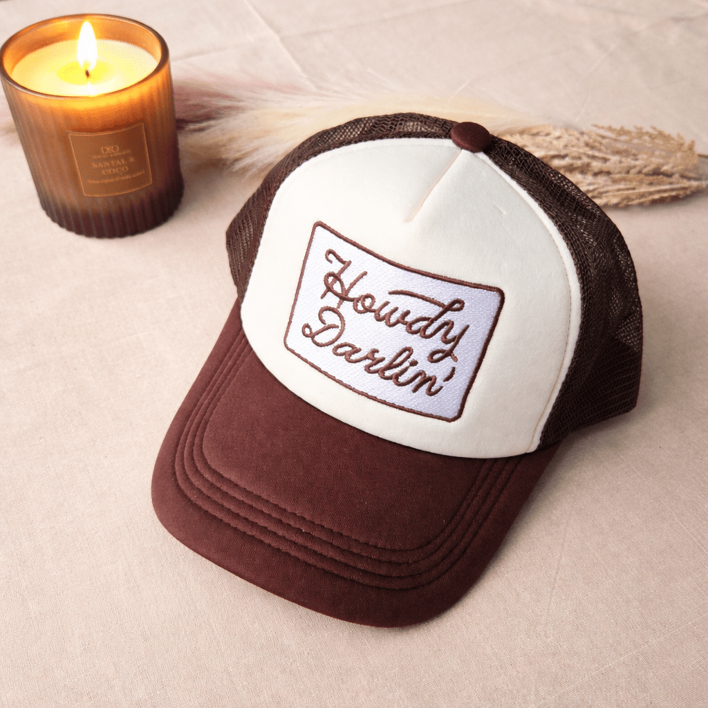 Howdy Darlin’ Trucker Hat Hats from Lilah Grace Boutique