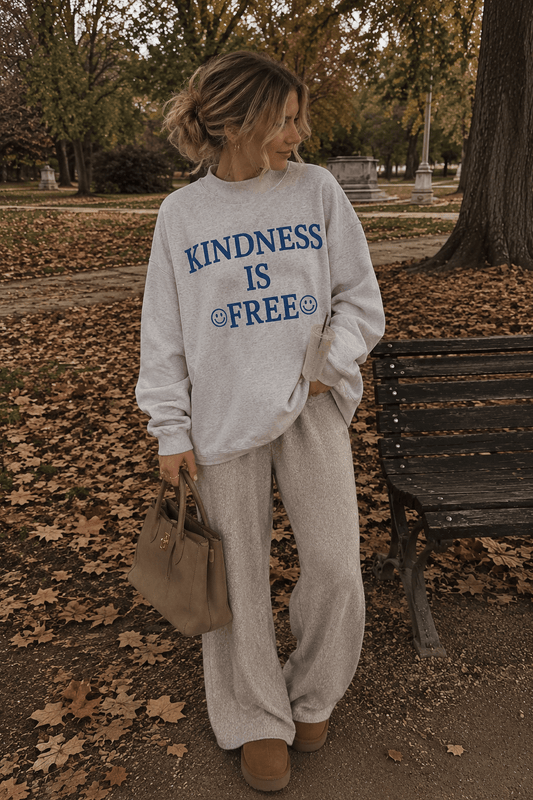 Kindness Is Free Mockneck Sweatshirt Sweatshirt from Lilah Grace Boutique