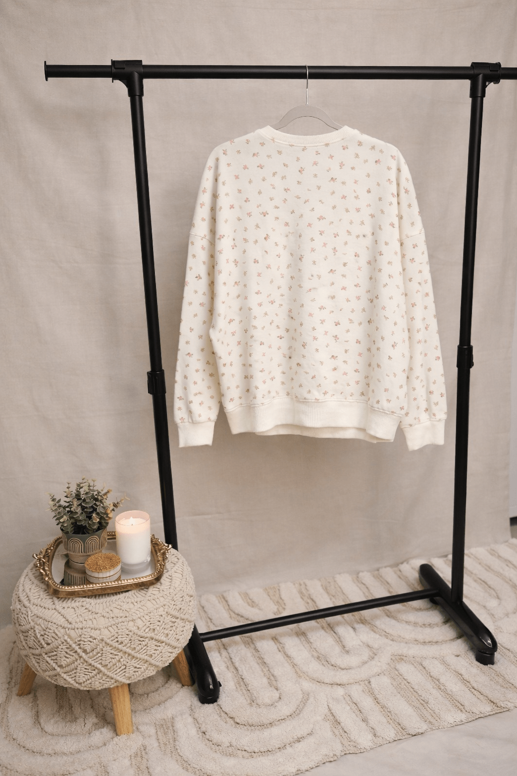 Sofia Floral Pullover Sweatshirt Sweatshirt from Lilah Grace Boutique